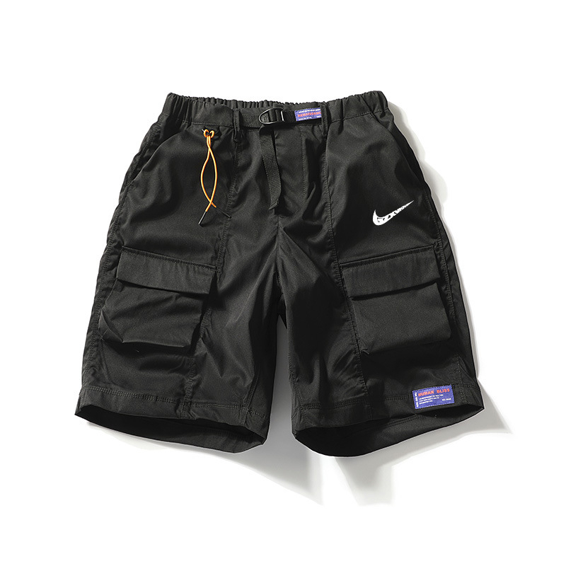 Muško i ženski cargo šorcevi s višestrukim džepovima, ljeto 2025, ležerni ravni kroj, dužina do koljena, sportski stil