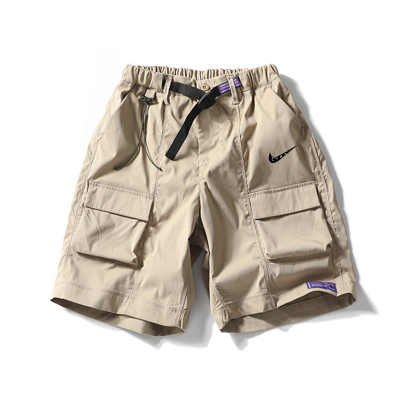 Muško i ženski cargo šorcevi s višestrukim džepovima, ljeto 2025, ležerni ravni kroj, dužina do koljena, sportski stil