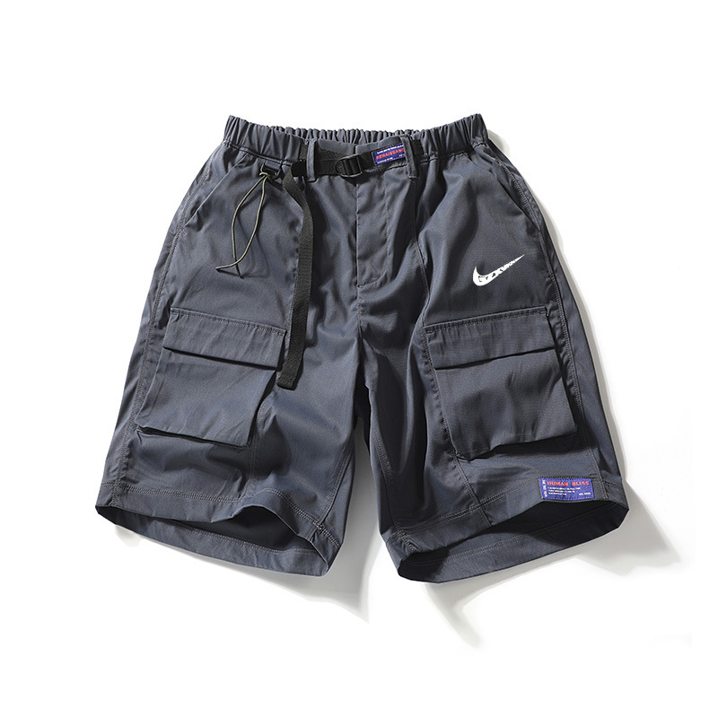 Muško i ženski cargo šorcevi s višestrukim džepovima, ljeto 2025, ležerni ravni kroj, dužina do koljena, sportski stil