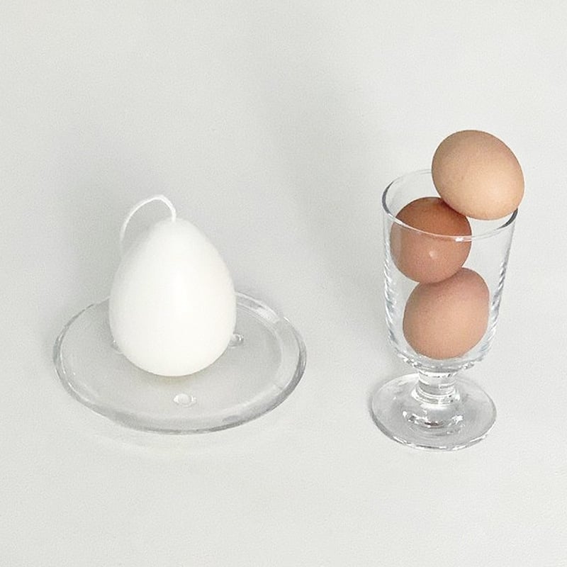 Formă de silicon în formă de ou, cu o singură cavitate, pentru prăjituri, coacere și mousse — stil modern minimalist