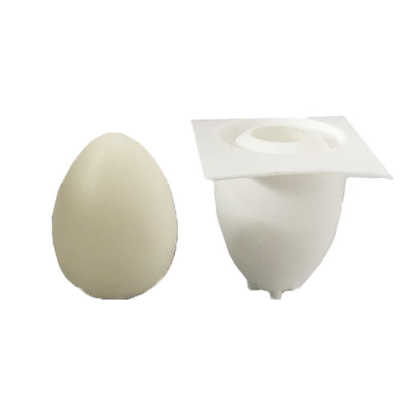 Formă de silicon în formă de ou, cu o singură cavitate, pentru prăjituri, coacere și mousse — stil modern minimalist
