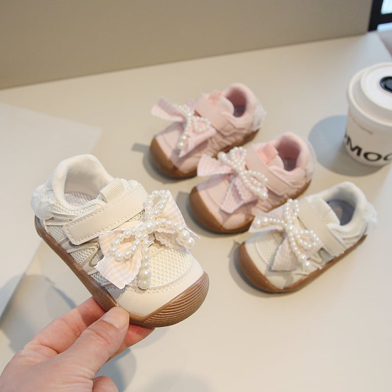 Dječje casual tenisice s prozračnom mrežicom, anti-slip potplat, stil princeze, za bebe i malu djecu