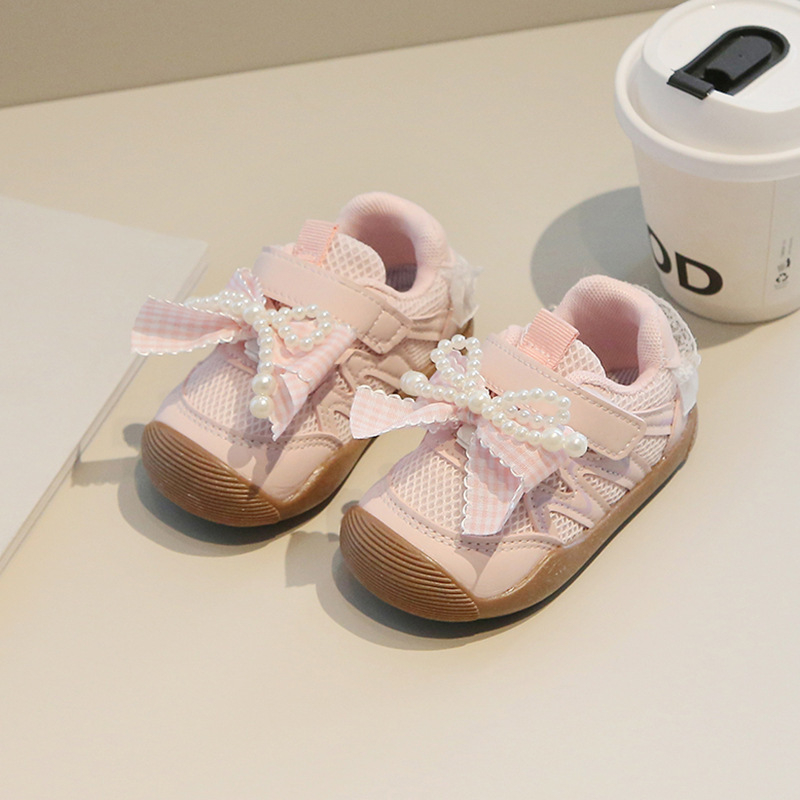 Dječje casual tenisice s prozračnom mrežicom, anti-slip potplat, stil princeze, za bebe i malu djecu
