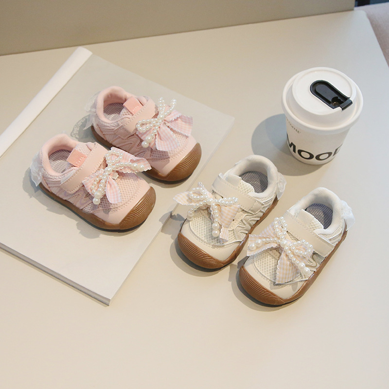 Dječje casual tenisice s prozračnom mrežicom, anti-slip potplat, stil princeze, za bebe i malu djecu