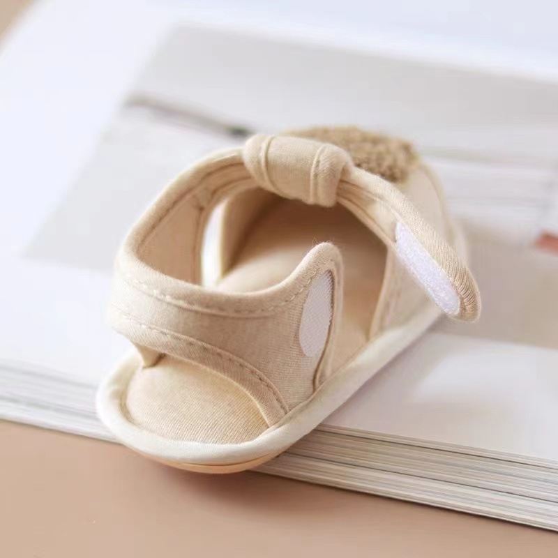 Dječje sandale s mekanom potplatom, ljetne platnene cipele za bebe, s Velcro zatvaračem, protuklizna podloga, 12–36 mjeseci