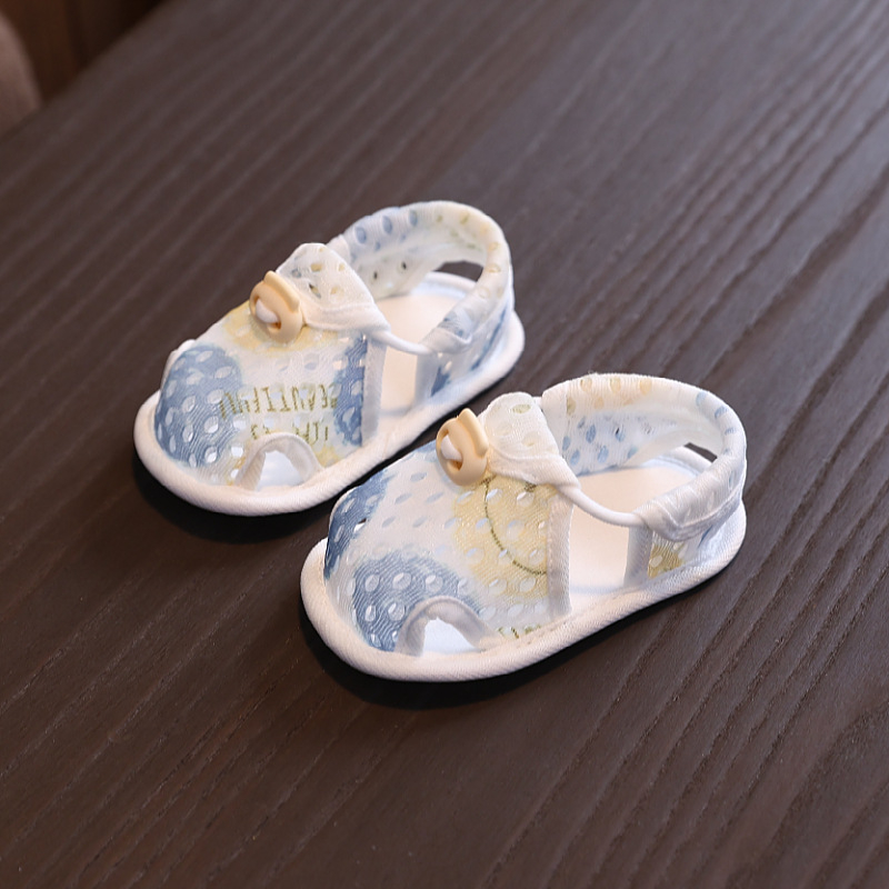 Unisex sandale za bebe od mreže s prozračnim gornjim dijelom, meka potplata, prednji traku, veličine 3-6-12 mjeseci, za dob 12-36 mjeseci