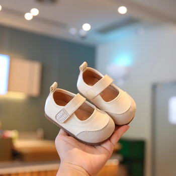 Prozračne dječje cipele za djevojčice, sintetička koža, mekani potplat, zatvaranje na Velcro, niski vrh, stil princeze, 12–36 mjeseci, jesenski stil