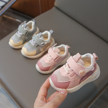Tenisice za bebe i malu djecu od mreže, mekana podloga, protivklizne, Velcro kopča, ljeto, unisex