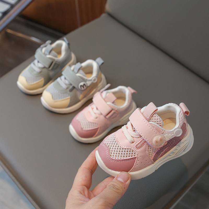 Tenisice za bebe i malu djecu od mreže, mekana podloga, protivklizne, Velcro kopča, ljeto, unisex