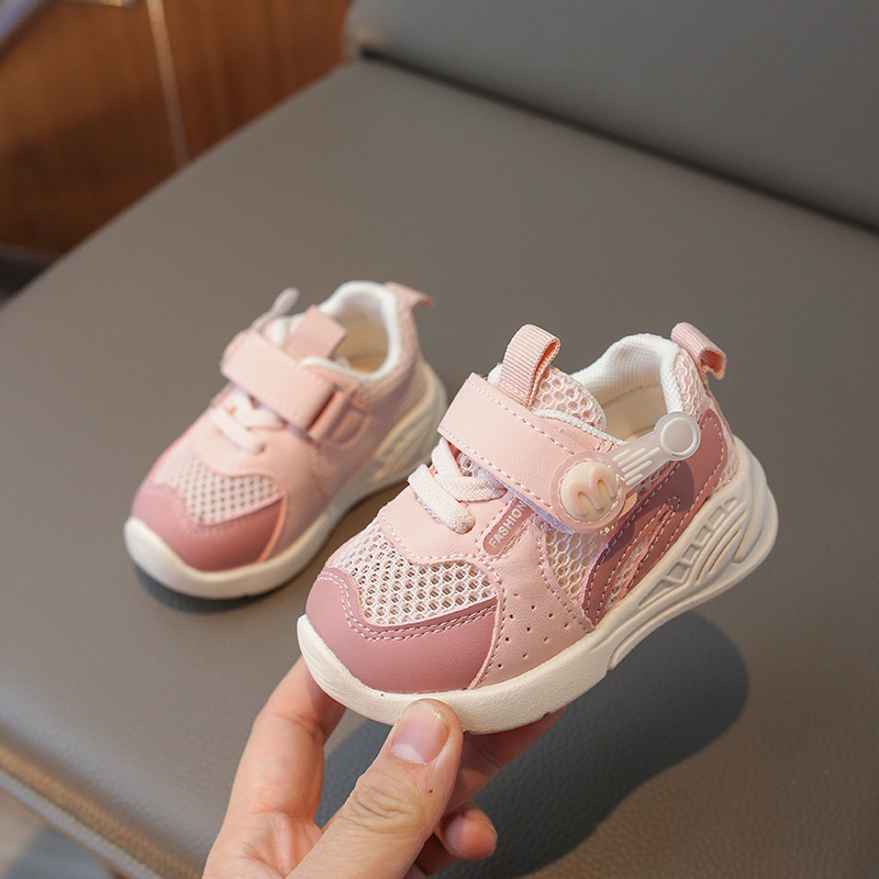 Tenisice za bebe i malu djecu od mreže, mekana podloga, protivklizne, Velcro kopča, ljeto, unisex