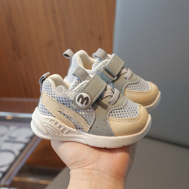 Tenisice za bebe i malu djecu od mreže, mekana podloga, protivklizne, Velcro kopča, ljeto, unisex