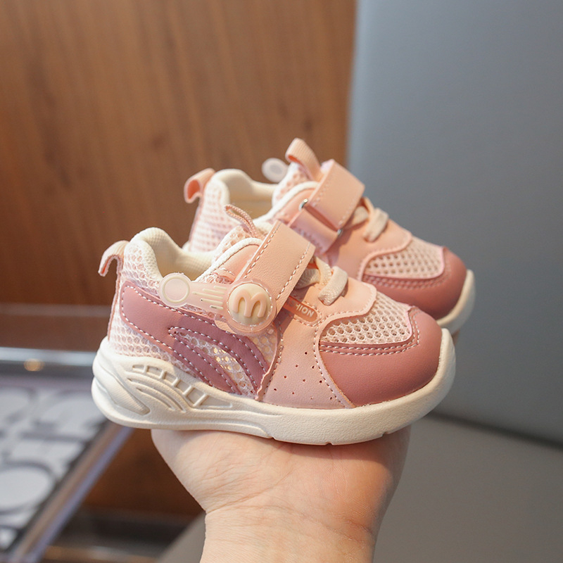 Tenisice za bebe i malu djecu od mreže, mekana podloga, protivklizne, Velcro kopča, ljeto, unisex
