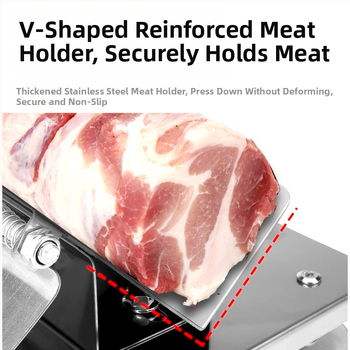 Slicer na baranie rolky z 304 nerezovej ocele, domáci krájač mrazeného mäsa, viacúčelový krájač mäsa