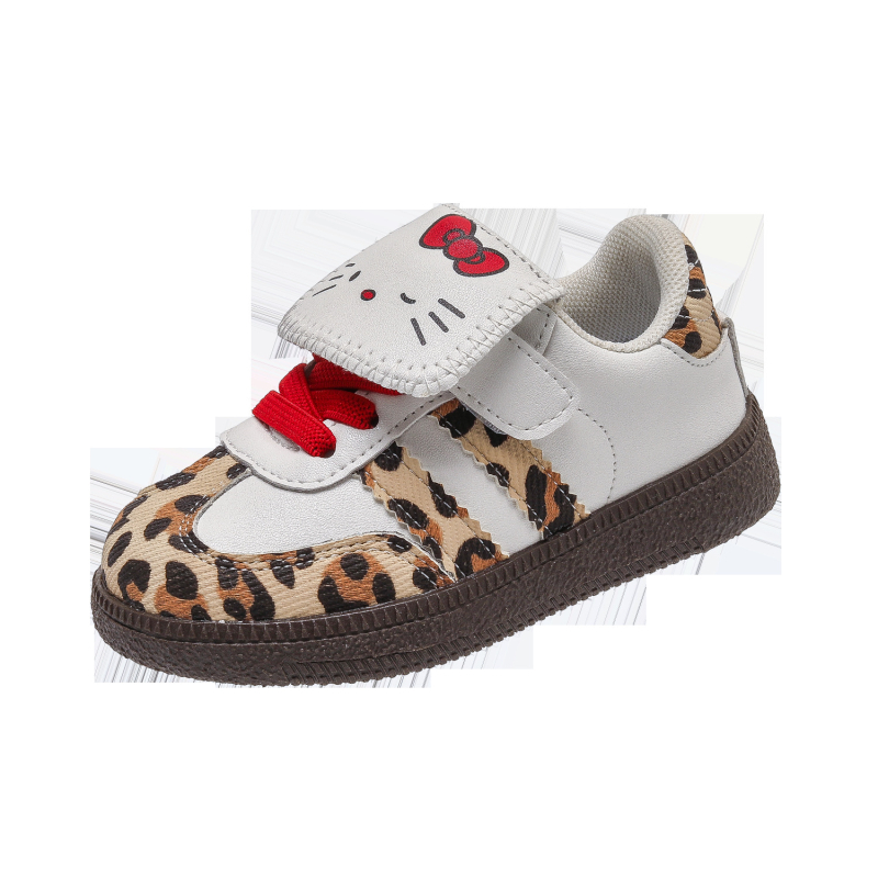Unisex cipele za bebe i malu djecu sa Velcro zatvaranjem, crtani dizajn, niski profil, sve sezone, od mikrovlaknaste kože