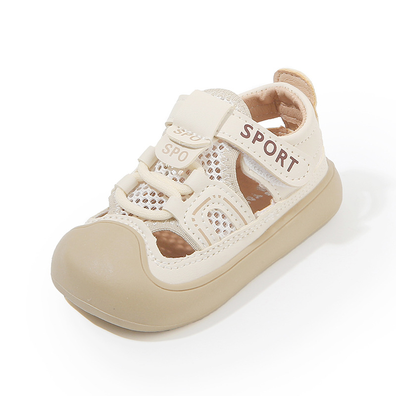Ljetne sandale s zatvorenim prstom za bebe i malu djecu, mekana potplat, protuklizne, unisex obuća za hodanje
