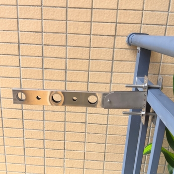Stalak za sušenje odjeće s zaštitom na ogradi, sklopivi bez bušenja, mreža protiv krađe za balkon