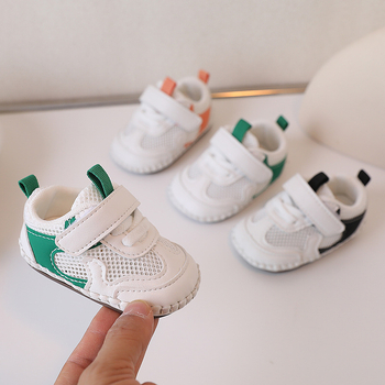 Ljetne dječje sandale s mekanom sole, mrežasti gornji dio, Velcro zatvarač, korejski stil, maskirni uzorak, za dob 12–36 mjeseci i 24–48 mjeseci