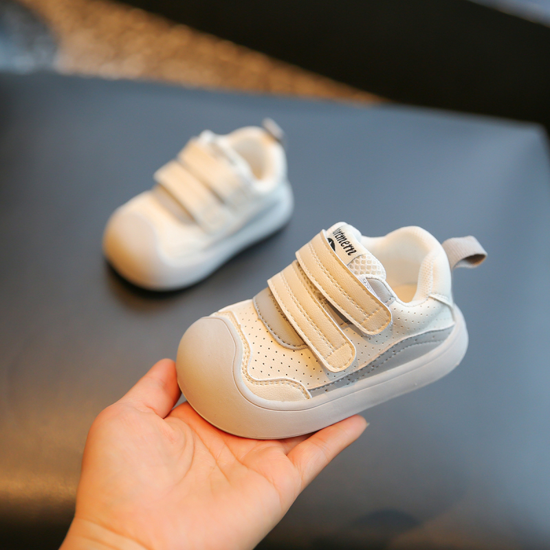Dječje tenisice za hodanje s mekim potplatom, prozračne, zatvarač na Velcro traku, za 12–36 mjeseci, proljeće-jesen, casual stil
