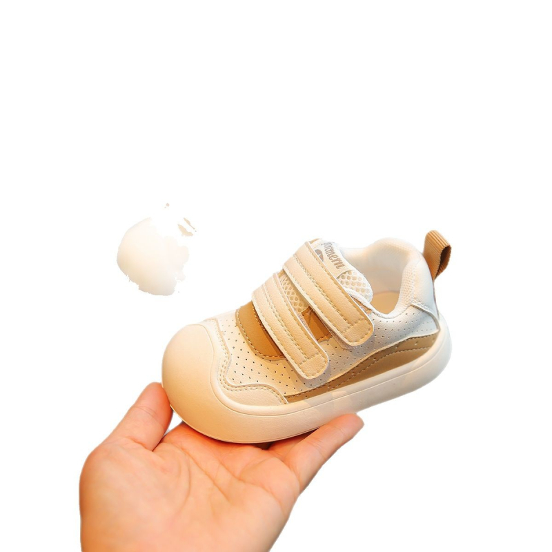 Dječje tenisice za hodanje s mekim potplatom, prozračne, zatvarač na Velcro traku, za 12–36 mjeseci, proljeće-jesen, casual stil