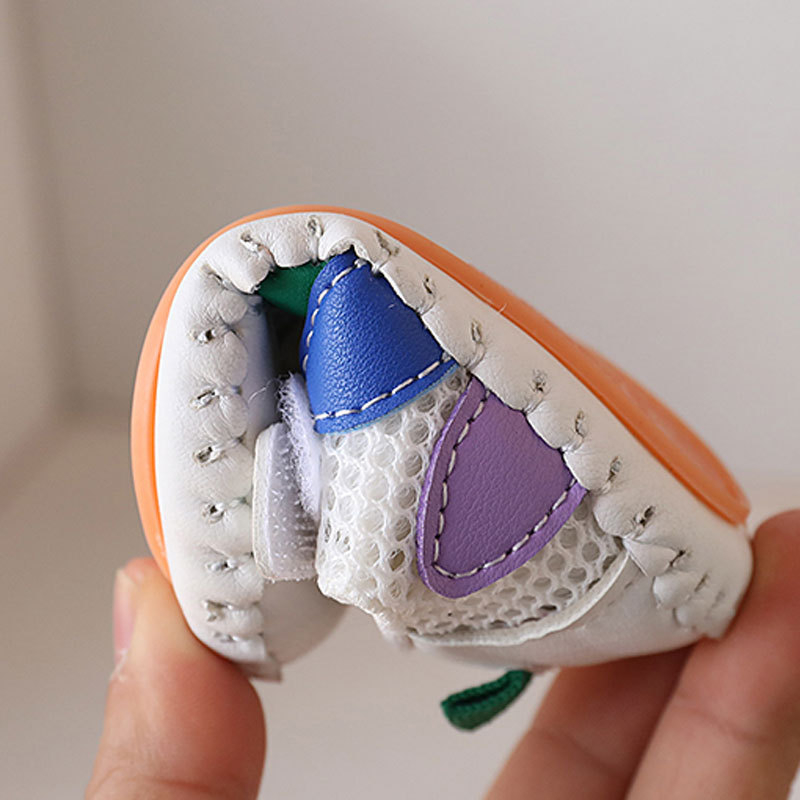 Ljetne cipele za bebe 12–36 mjeseci, unisex, mekana podloga, mrežasti gornji dio, korejski stil, zatvaranje na Velcro