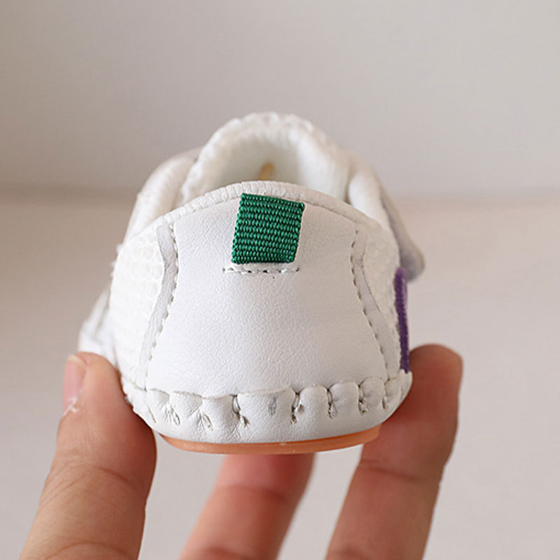 Ljetne cipele za bebe 12–36 mjeseci, unisex, mekana podloga, mrežasti gornji dio, korejski stil, zatvaranje na Velcro
