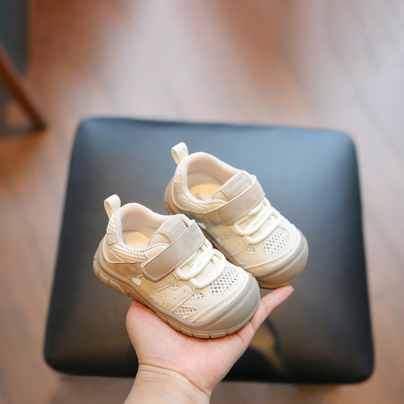 Prozračne cipele za bebe i malu djecu, unisex, 12–36 mjeseci, ljeto/proljeće, niski gornji dio, s Velcro zatvaračem, protuklizne