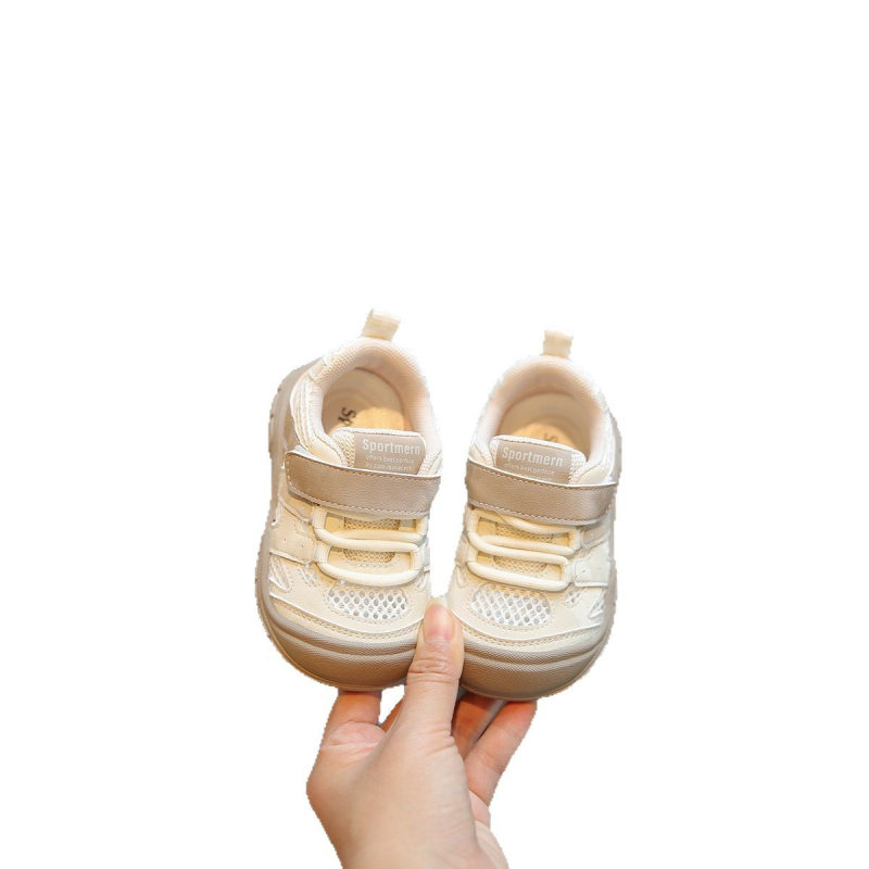 Prozračne cipele za bebe i malu djecu, unisex, 12–36 mjeseci, ljeto/proljeće, niski gornji dio, s Velcro zatvaračem, protuklizne