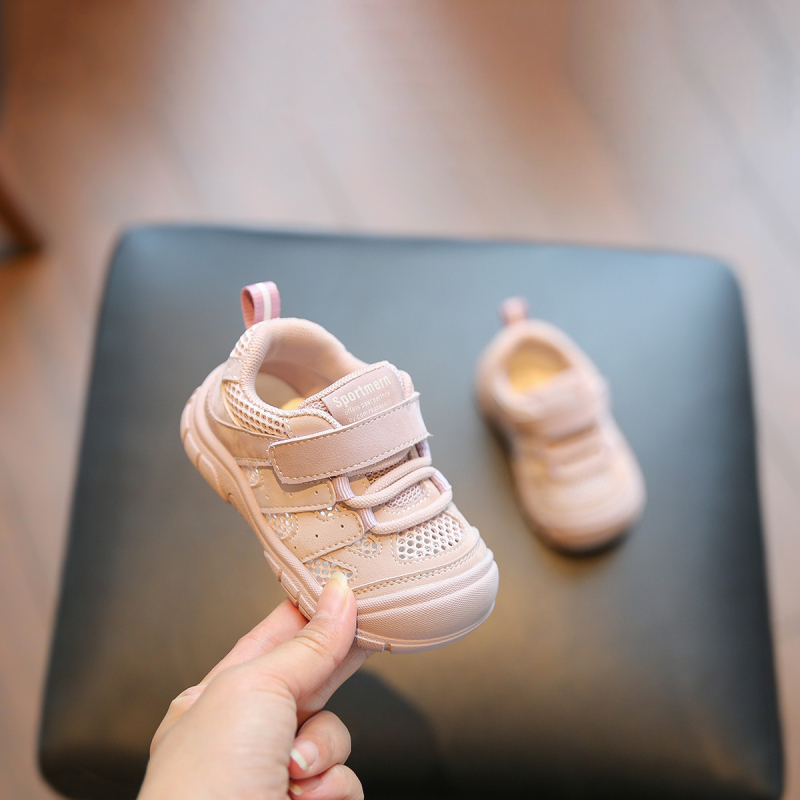 Prozračne cipele za bebe i malu djecu, unisex, 12–36 mjeseci, ljeto/proljeće, niski gornji dio, s Velcro zatvaračem, protuklizne