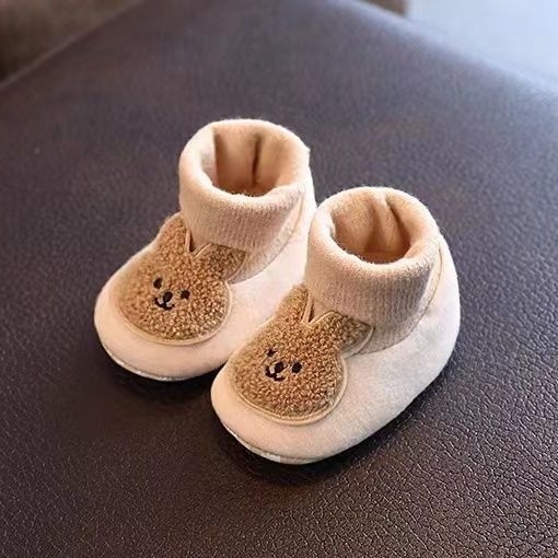 Jesensko-zimske cipele za bebe, unisex, 0–1 godina, cipele za hodanje svelurom podstavom i debelim potplatom