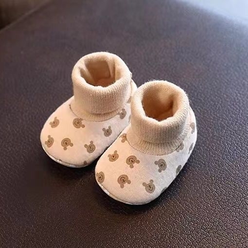 Jesensko-zimske cipele za bebe, unisex, 0–1 godina, cipele za hodanje svelurom podstavom i debelim potplatom