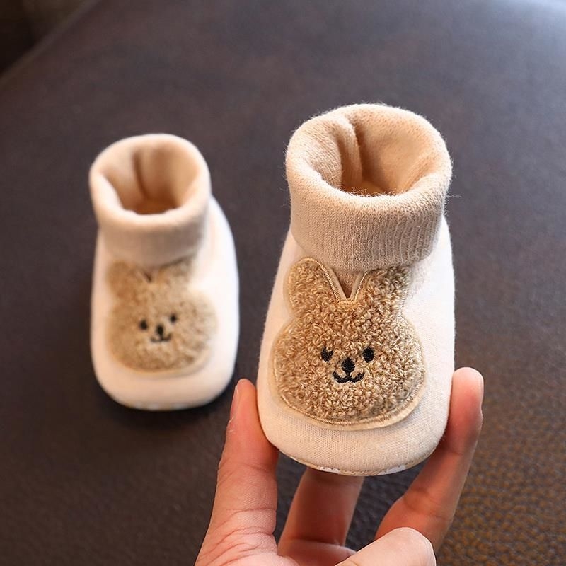 Jesensko-zimske cipele za bebe, unisex, 0–1 godina, cipele za hodanje svelurom podstavom i debelim potplatom