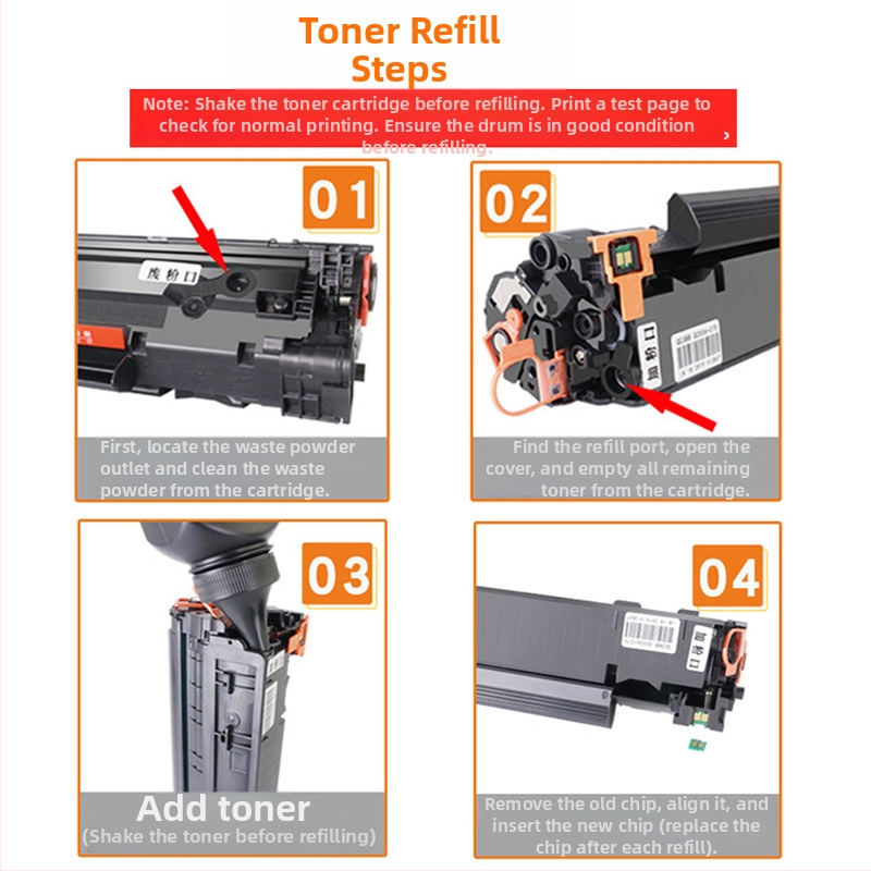 Tonerkazeta pre HP LaserJet Pro P1106, kompatibilná s tlačiarňou HP1106, opätovne dopĺňateľná