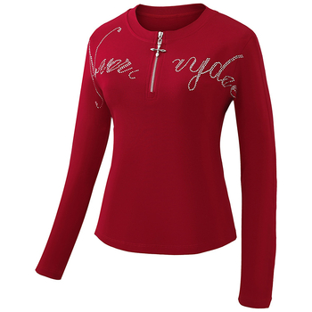 Γυναικείο T-shirt για φθινοπωρινό/χειμερινό 2025, αμερικανικού ρετρό στυλ, κατάλληλο για εσωτερική ή εξωτερική χρήση, για γυμναστική και τετράγωνο χορό, 251118