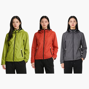 9954 Ženska softshell jakna s kapuljačom, poliester, usklađen dizajn, duge rukave