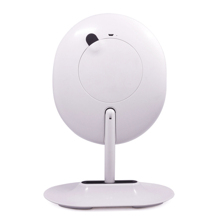Pametno stolno LED ogledalo za šminkanje sa senzorom pokreta, USB punjiva baterija, meka svjetlost