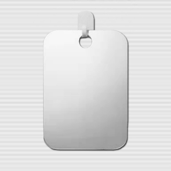 Zidno ogledalo za kupaonu s akrilnim okvirom i aluminijskim zrcalom, protiv zamagljivanja i otporno na lom, veličine 13x17 cm i 20x25 cm, pogodna dar za vjenčanje ili rođendan.