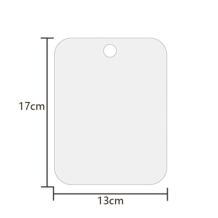 Zidno ogledalo za kupaonu s akrilnim okvirom i aluminijskim zrcalom, protiv zamagljivanja i otporno na lom, veličine 13x17 cm i 20x25 cm, pogodna dar za vjenčanje ili rođendan.