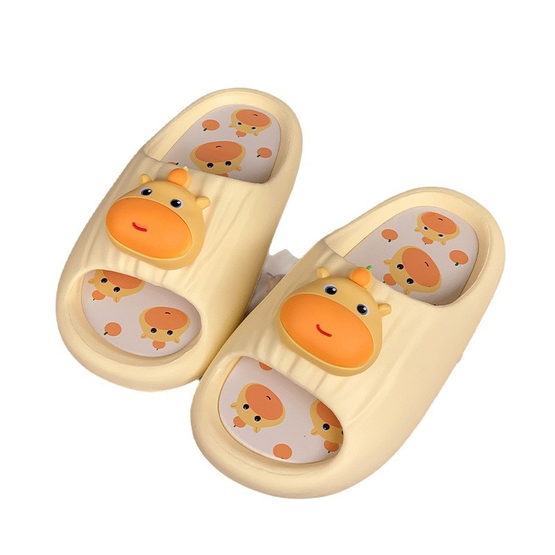 Capybara Lulu дамски пантофи с една презрамка – лято, лека подметка, противохлъзгащи, за вътрешно ползване