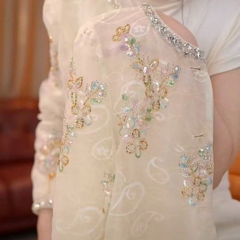 Proljetno 2026 kineski stil jacquard kaput i top za zrelu ženu