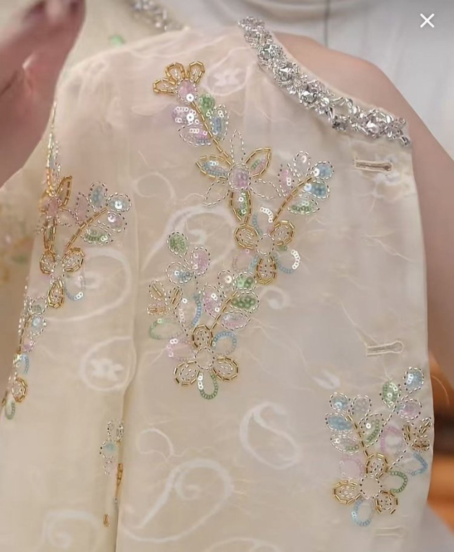 Proljetno 2026 kineski stil jacquard kaput i top za zrelu ženu