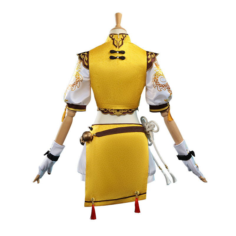 Hu Tao Dragon's Way Pure Cosplay Qipao – Naraka: Bladepoint inspiriran cosplay kostim za igru i anime