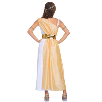 Athena: haljina s jednim ramenom, srednjovjekovni stil za Halloween cosplay