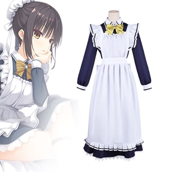 Cosplay set: Zvjezdana kavana i Leptir smrti, Natsume cosplay odijelo, Japanski kostim službenice