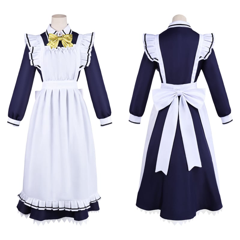 Cosplay set: Zvjezdana kavana i Leptir smrti, Natsume cosplay odijelo, Japanski kostim službenice