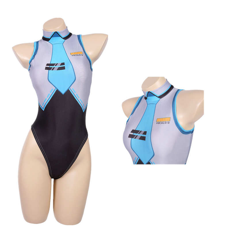 Hatsune Miku anime cosplay bikini kupaći