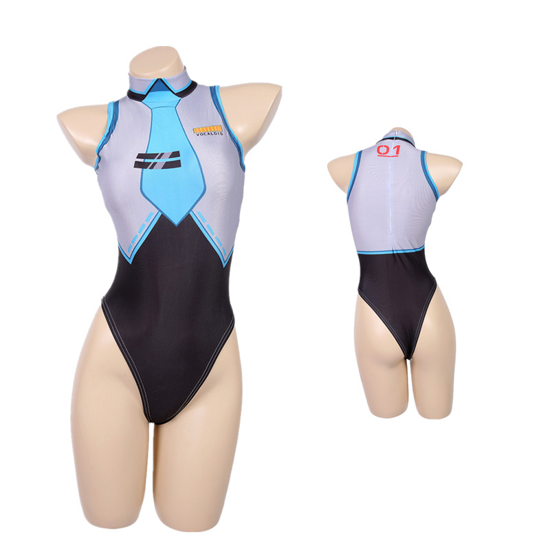 Hatsune Miku anime cosplay bikini kupaći