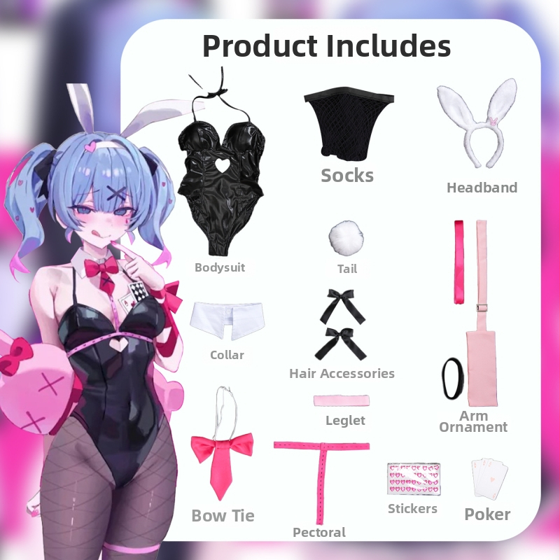 Cosplay kostim Hatsune Miku Bunny Girl – anime kostim