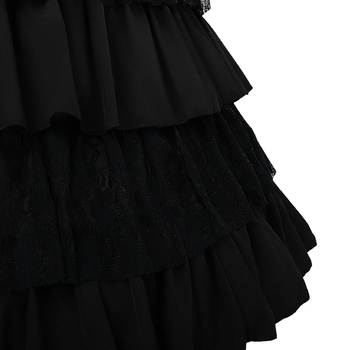 Srednjovjekovna vintage goth haljina za žene u plus veličini – cosplay