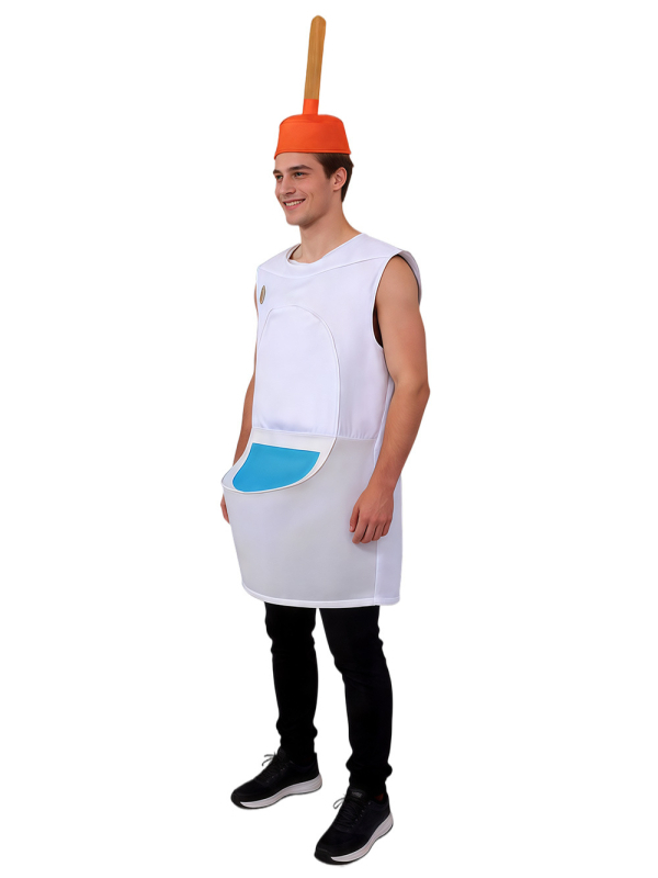 Cosplay kostim s oblikom WC-a za odrasle, za Halloween šalu i scenske nastupe
