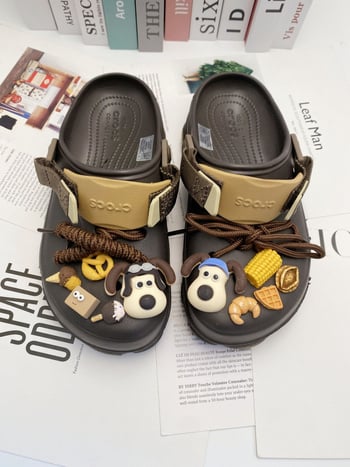 Odvojivi DIY dodaci za Crocs s motivom psa – 3D ukrasi za cipele, set